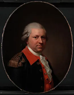 Jens Juul Prints: Naval Officer Henrik Gerner, 1785. Creator: Jens Juel