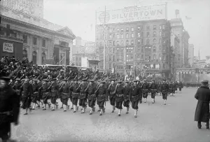 Us Navy Prints: Naval Parade, 12/26/18, 1918. Creator: Bain News Service