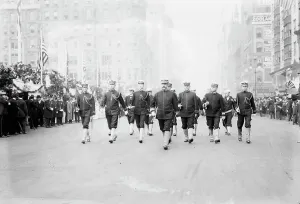 Unity Prints: Naval Parade, between c1910 and c1915. Creator: Bain News Service