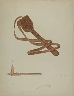Embossed Prints: Naval Primer Holder, c. 1939. Creator: Max Unger