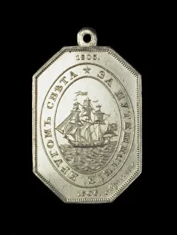 Naval reward medal commemorating the voyage of the Nadezhda, 1806