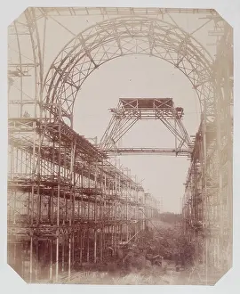 Scaffolding Prints: The Nave, with intersection of the North Transept, Crystal Palace, Sydenham, 1852-1854