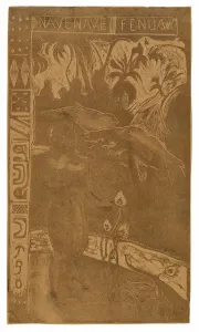 Nave nave fenua (Delightful Land), from the Noa Noa Suite, 1893-94