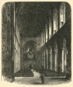 The Nave, Nipon Minster, Looking East, 1898. Creator: Unknown The Nave, Nipon Minster, Looking East, 1898. Creator: Unknown