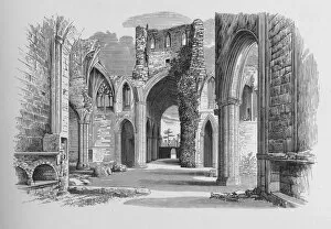 Nave and North and South Aisle, Melrose Abbey, c1880, (1897). Artist: Alexander Francis Lydon