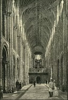 Our Own Country Collection: The Nave, Norwich Cathedral, 1898. Creator: Unknown