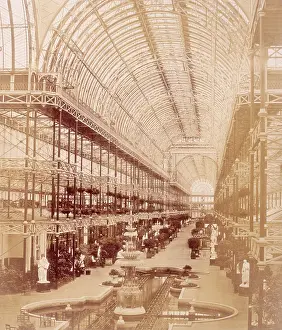 Delamotte Prints: The Nave from the South end, Crystal Palace