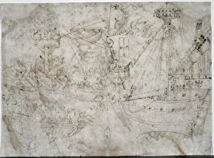 Navicella, c. 1410s. Creator: Parri Spinelli (Italian, 1387-c. 1453)