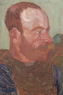 Forehead Prints: Navvy, 1920. Creator: Helmer Osslund