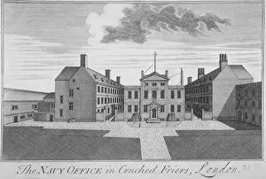Crutched Friars Gallery: The Navy Office in Crutched Friars, City of London, 1720