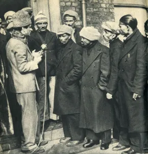 Winston Leonard Spencer Churchill Gallery: The Navys here. Cossacks rescue of British seamen from the Altmark. 1942 Creator: Unknown