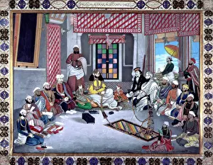 Gathering Prints: Nawab Muhammad Abd al-Rahman Khan of Jhajjar with his court