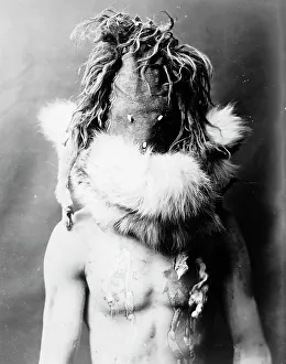 God Of Fire Prints: Nayenezgani-Navaho, 1904, c1905. Creator: Edward Sheriff Curtis