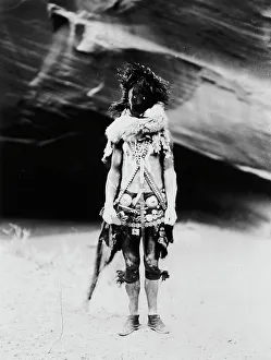 God Of War Prints: Nayenezgani-Navaho, 1904, c1905. Creator: Edward Sheriff Curtis
