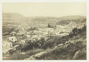 F Frith Co Prints: Nazareth, From the North-West, 1857. Creator: Francis Frith