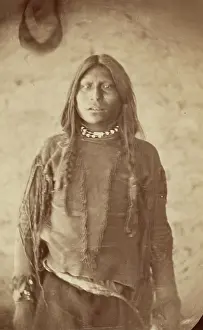 Plait Prints: Nde Man, 1871. Creator: Orloff R Westmann