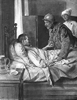J Simont Prints: On ne s'etait pas revus Douaumont, 1916. Creator: J Simont