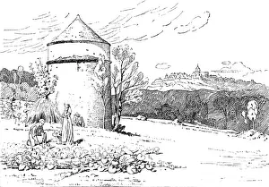 Dawson Prints: Near Avallon, Yonne, by W. Bright Morris:Institute of Painters in Oil Colours