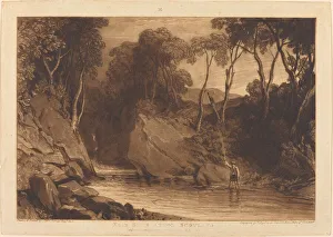 Etching And Mezzotint Prints: Near Blair Athol, published 1811. Creator: JMW Turner