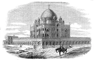 Near Delhi: Tomb of the Emperor Humayon, where the Two Sons and Grandson of the King... 1857. Creator: Unknown
