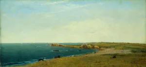 John F Kensett Prints: Near Newport, 1869. Creator: John Frederick Kensett