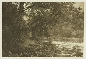 River Dove Gallery: Near Reynards Cave, Dove Dale, 1880s. Creator: Peter Henry Emerson
