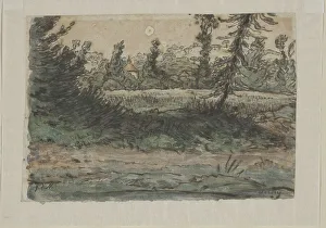 Near Vichy, 1866/67. Creator: Jean Francois Millet