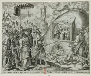 Flowing Prints: Nebuchadnezzar Seeing the Three Jews Unhurt in the Flames