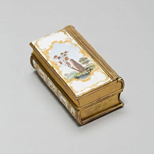 Case Gallery: Nécessaire in the Form of Two Books, Bilston, 1765 / 85. Creator: Unknown