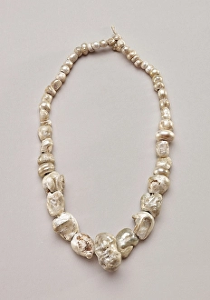 Seashell Prints: Necklace, 1200-1400. Creator: Unknown