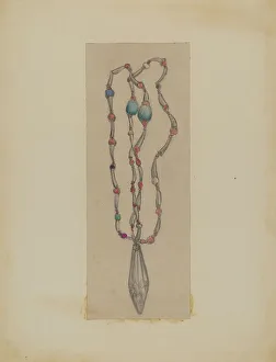 Necklace, 1935/1942. Creator: George B. Wally