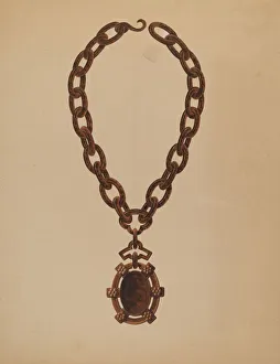 John H Prints: Necklace, 1935 / 1942. Creator: John H. Tercuzzi