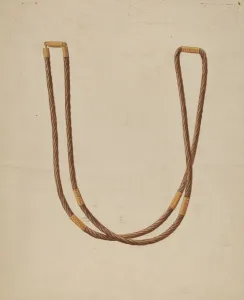 Necklace, c. 1936. Creator: Bertha Semple