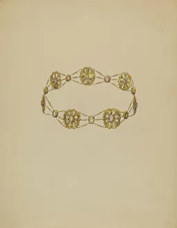 Necklace, c. 1936. Creator: Doris Beer