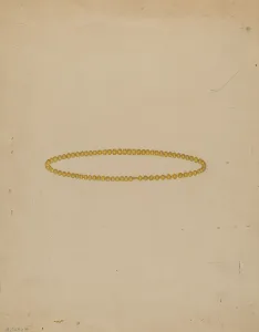 Necklace, c. 1937. Creator: Michael Fenga