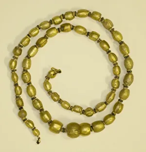 Necklace, Egypt, Ptolemaic Period or later (304 BCE-30 BCE). Creator: Unknown Necklace, Egypt, Ptolemaic Period or later (304 BCE-30 BCE). Creator: Unknown