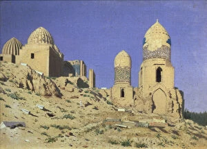 Images Dated 10th June 2013: Necropolis Shah-i-Zinda (The Living King) in Samarkand, 1869-1870