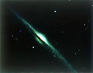Constellation Gallery: The Needle Galaxy in Coma Berenices. Creator: NASA