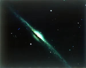 Constellation Gallery: The Needle Galaxy in Coma Berenices. Creator: NASA