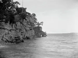 Lake Erie Prints: Needle's eye, Gibraltar, Put-in-Bay, Ohio, between 1880 and 1899. Creator: Unknown