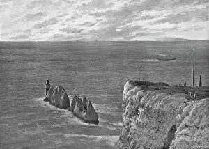 Cassell Company Collection: The Needles, Isle of Wight, c1896. Artist: Poulton & Co