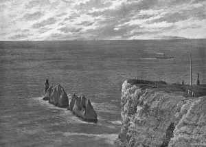 Sights And Scenes Prints: The Needles Isle of Wight, c1900. Artist: Paulton & Son