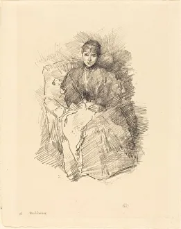 Rosenwald Collection Prints: Needlework, 1896. Creator: James Abbott McNeill Whistler