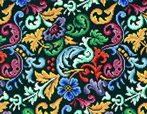 Needlework pattern, c1870-1900. Creator: Ludwig Wilhelm Wittich