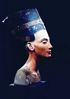 Amenhotep Iv Collection: Nefertiti, Egyptian queen and consort of Akhenaten, 14th century BC
