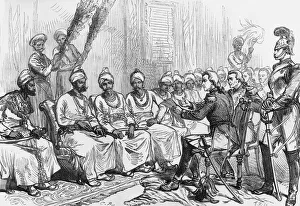 Galpin Prints: Negotiations for Peace: Meeting of the British and Burmese Commissioners