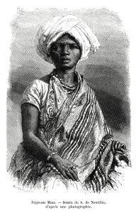 A De Neuville Gallery: Negresse Mina, Brazil, 19th century. Artist: A de Neuville