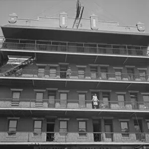 Balconies Gallery: Negro apartment house, Jacksonville, Florida, 1943. Creator: Gordon Parks