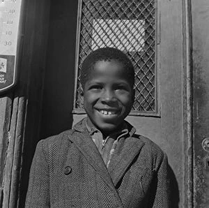 Negro boy, Washington, D.C. 1942. Creator: Gordon Parks