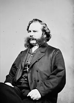 Businessman Collection: Nehemiah Perry of New Jersey, between 1855 and 1865. Creator: Unknown